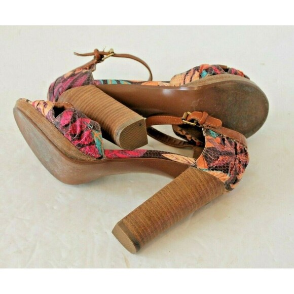 Not Rated Crush On You Heels Boho Sandals Shoes w/Box Womens Size 6 M - Picture 9 of 9